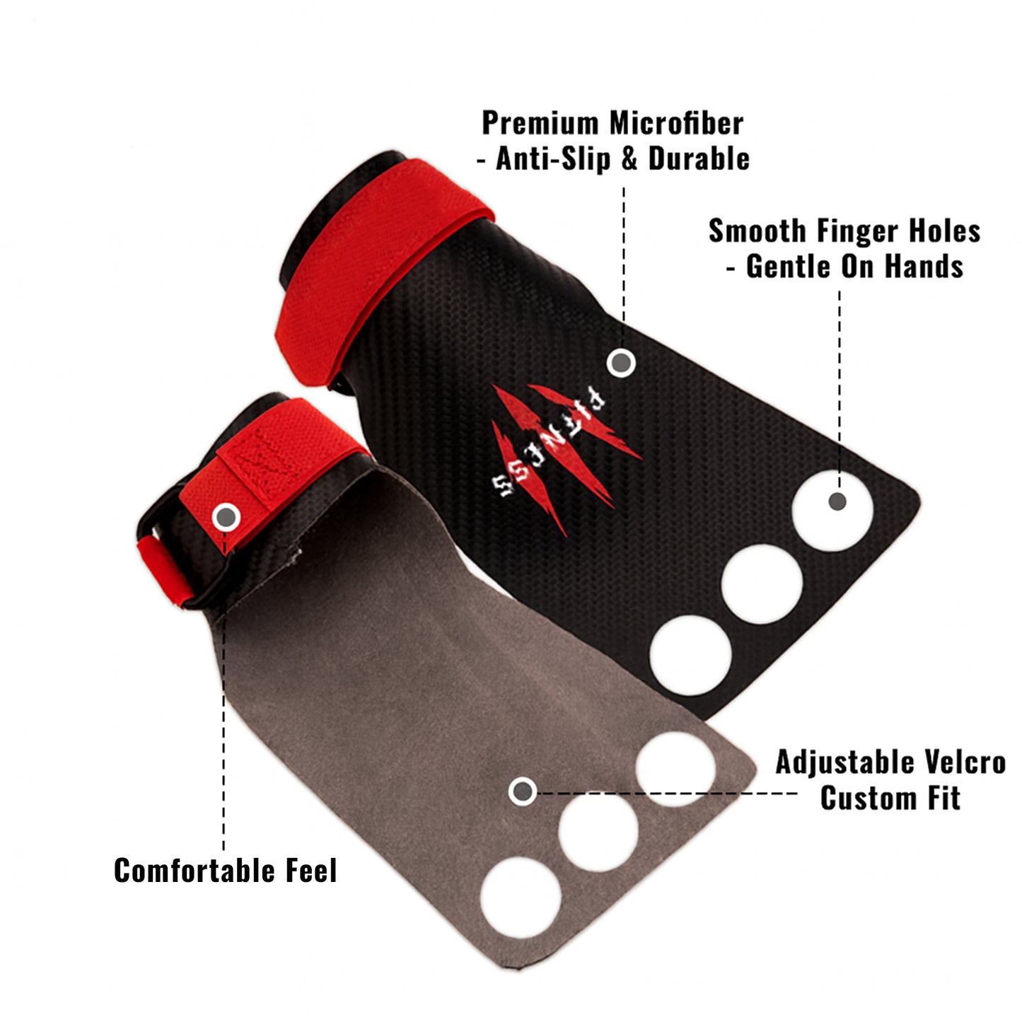 Prival Crossfit Grips – Hoogwaardige handbescherming voor pull-ups, gewichtheffen en gymnastiek