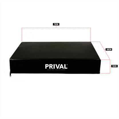 Prival Barbell Drop Pads – Noise-Reducing Weightlifting Cushions for Safe & Quiet Training – 1 Piece