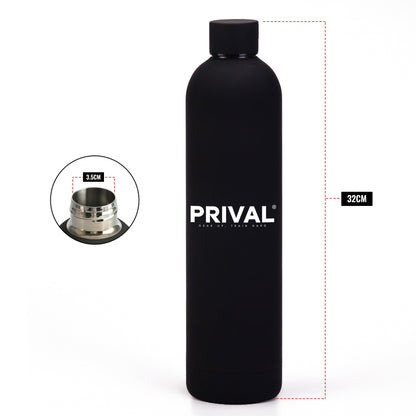 Prival Stainless Steel Drinking Bottle – Leakproof Insulated Hydration for Athletes