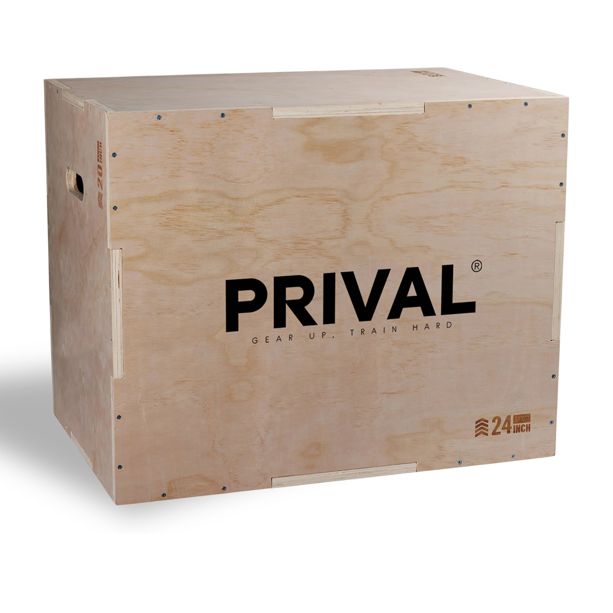 Prival Plyo Box – 3-in-1 Wooden Jump Box for Explosive Training & HIIT Workouts