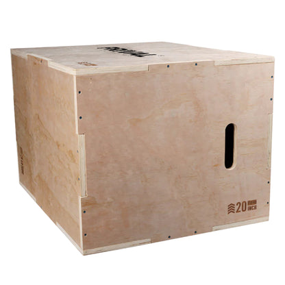 Prival Plyo Box – 3-in-1 Wooden Jump Box for Explosive Training & HIIT Workouts