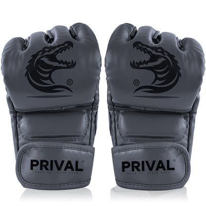 Prival MMA Gloves – Durable Open-Palm Gloves for Striking, Grappling & Full-Contact Training