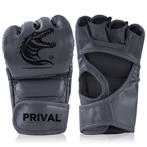 Prival MMA Gloves – Durable Open-Palm Gloves for Striking, Grappling & Full-Contact Training