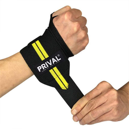 Prival polsbandages – Stevige ondersteuning voor tillen, persen en krachttraining